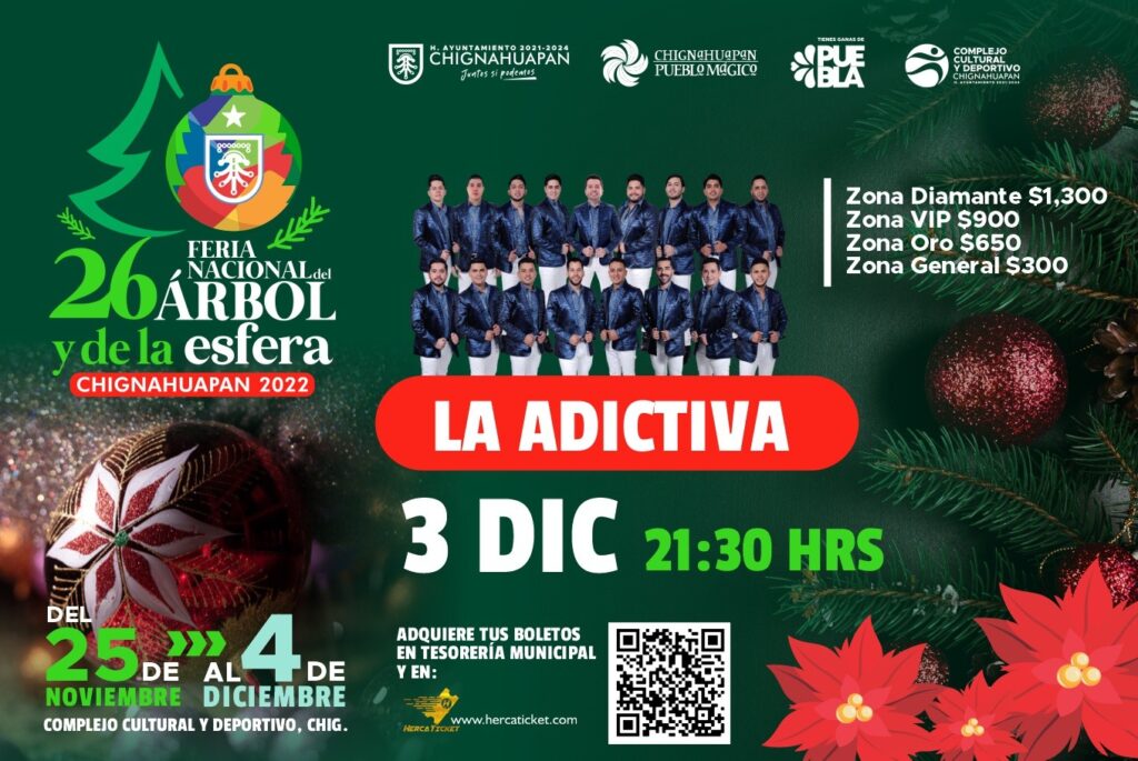 Feria Nacional del Árbol y la Esfera Chignahuapan 2022