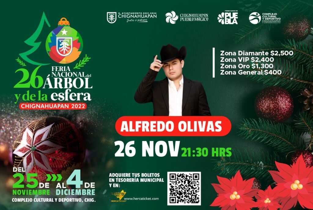 Feria Nacional del Árbol y la Esfera Chignahuapan 2022