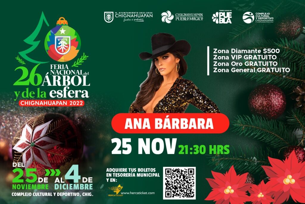 Feria Nacional del Árbol y la Esfera Chignahuapan 2022