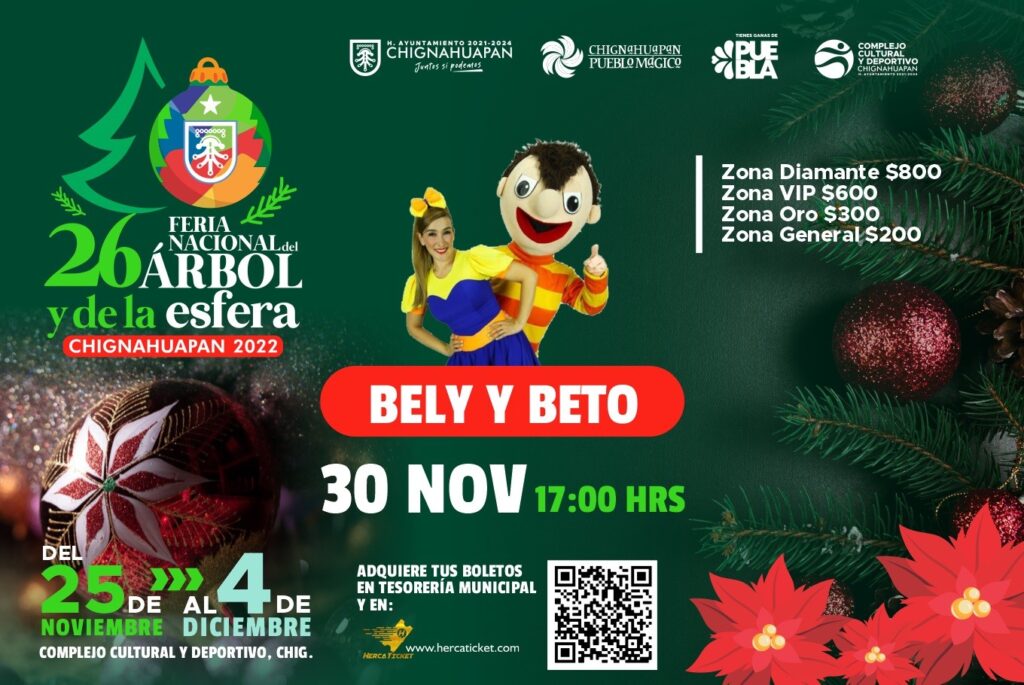 Feria Nacional del Árbol y la Esfera Chignahuapan 2022