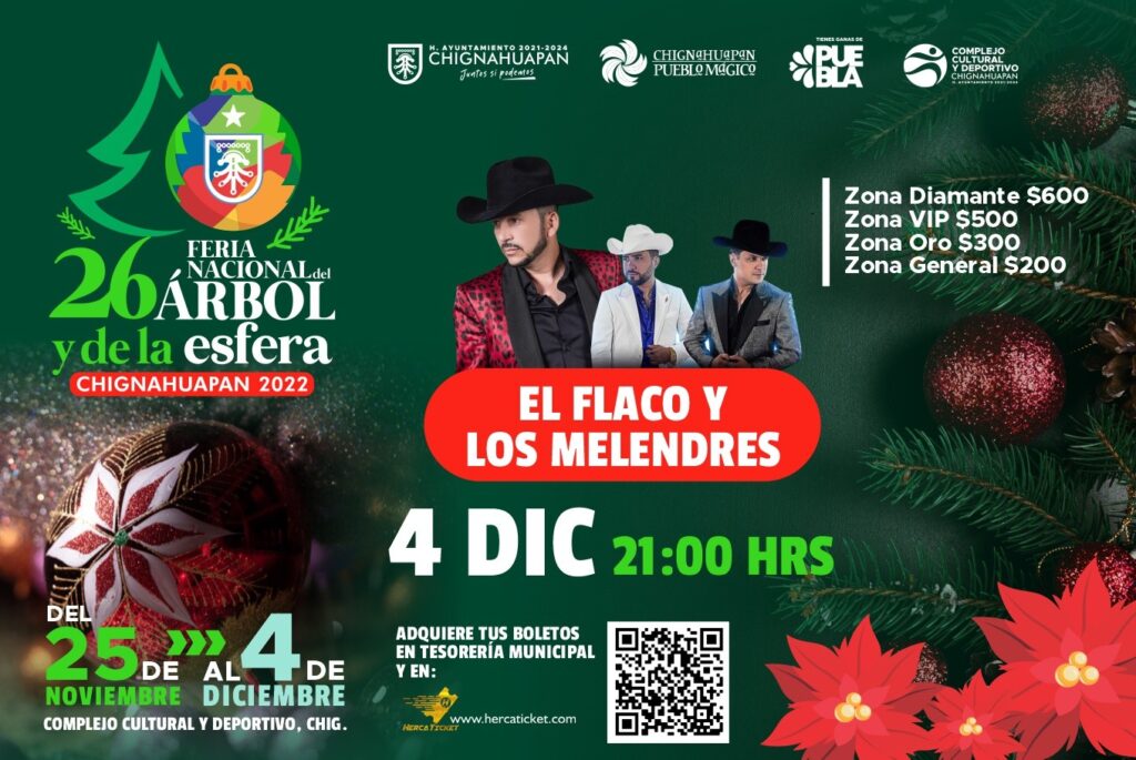 Feria Nacional del Árbol y la Esfera Chignahuapan 2022