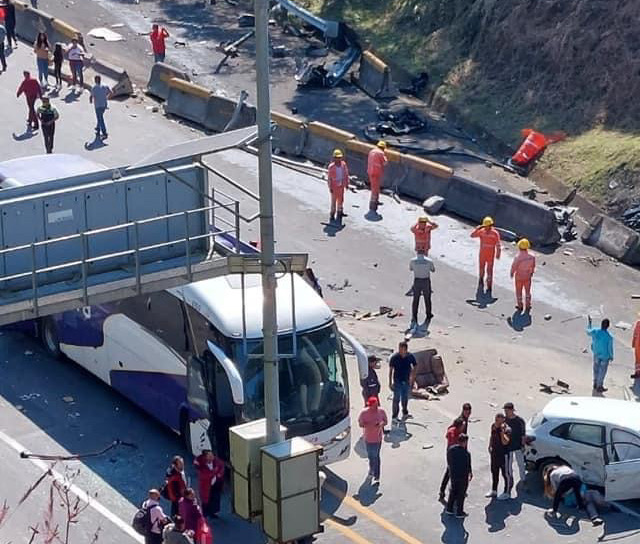 Carambola deja un muerto y seis lesionados en Huauchinango 