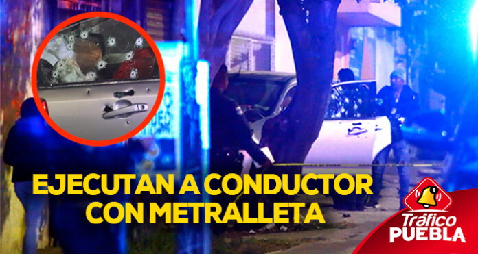 Ejecutan a conductor con metralleta en Xonacatepec