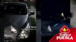 Delincuentes siguen arrojando piedras a los autos en la Recta Cholula