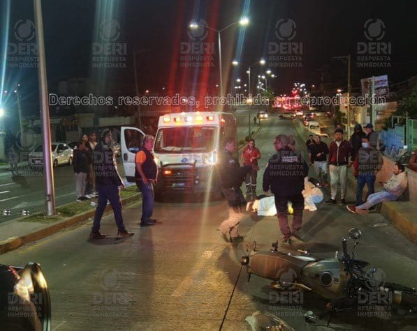 Percance Vial bulevar Carmelitas