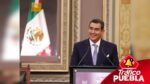 El gobernador Sergio Salomón rinde su primer informe en sesión solemne frente al Congreso