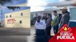 Rescatan migrantes atrapados en motel de Puebla