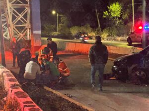 Brutal choque en el Periférico dejó dos lesionados