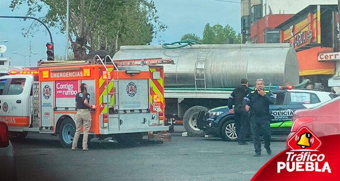 Dos accidentes en Puebla dejan dos motociclistas lesionados