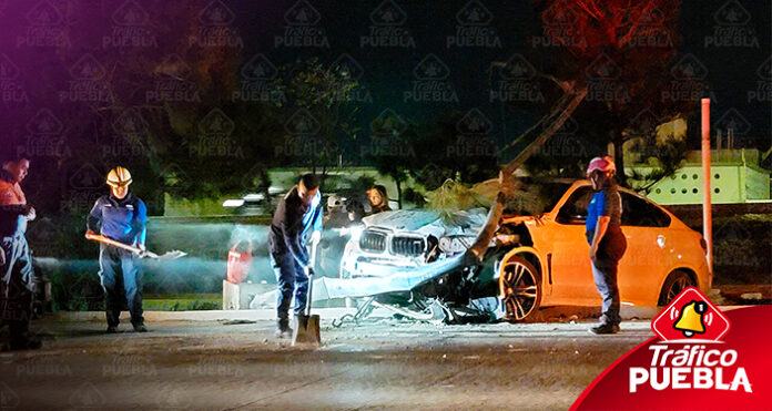 Una persona lesionada tras aparatoso accidente sobre el Periférico Ecológico