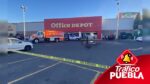 Se incendió el Office Depot de Circuito Juan Pablo II en Puebla