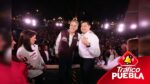 El equipo ganador. Alejandro Armenta y Pepe Chedraui arrancaron campaña en Puebla