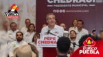 El candidato a la presidencia municipal de Puebla por la coalición “Sigamos Haciendo Historia”,