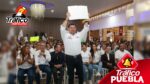 El candidato a la gubernatura de Puebla por la coalición Sigamos Haciendo Historia Alejandro Armenta Mier