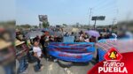 Habitantes de la comunidad de San Antonio Mihuacán, perteneciente al municipio de Coronango, bloquearon la autopista México- Puebla