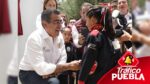 Sergio Salomón Céspedes dio banderazo al inicio de la construcción de trabajos para la rehabilitación de la carretera Tepeaca-San Pablo