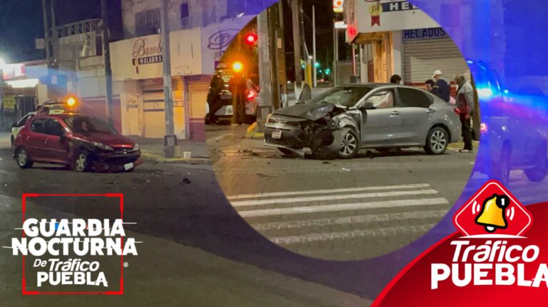 Tres lesionados por un choque entre particulares en Diagonal Defensores de la República