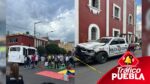  La aparatosa colisión entre un microbús de la Ruta 4 y una patrulla de la Secretaría de Seguridad Pública dejó 20 heridos