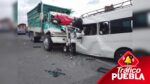  Un fuerte accidente vial tuvo lugar la tarde de este martes en la carretera que conecta San Luis Atexcac con Guadalupe Victoria