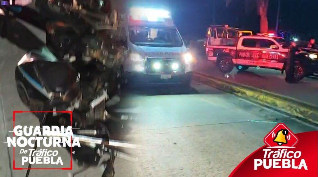 Motociclista murió al derrapar en Atlixco