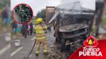 Un fuerte accidente en la carretera Tlaxco-Chignahuapan, Tlaxcala, resultó en la muerte de tres personas, quienes fallecieron calcinadas