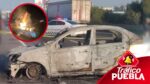 Ya fueron identificados tres de los cuatro cuerpos que fueron abandonados en un vehículo al que le prendieron fuego sobre la autopista México-Puebla