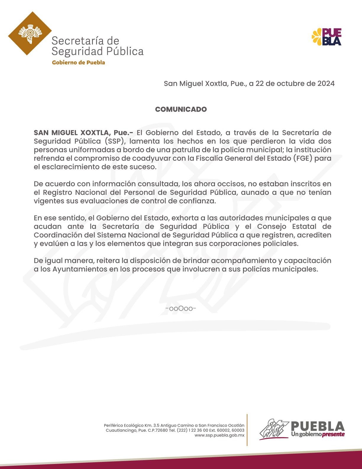 Secretaria de Seguridad Pública