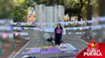 El 25N en Puebla Mujeres marchan por la eliminación de la violencia hacia las mujeres