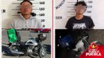 Aprehenden a dos en Cholula por robo de motos