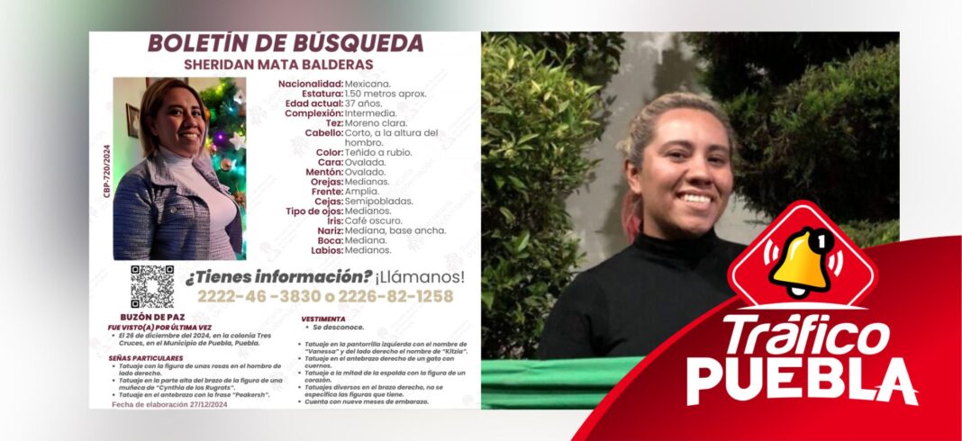 Desapareció Sheridan Mata, activista en Puebla