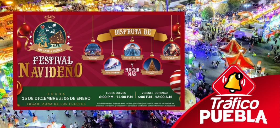 “Por Amor a Puebla”, festival navideño que une tradiciones