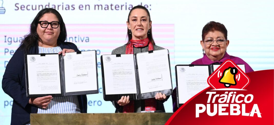 Sheinbaum firmó decretos para fortalecer la protección de las mujeres