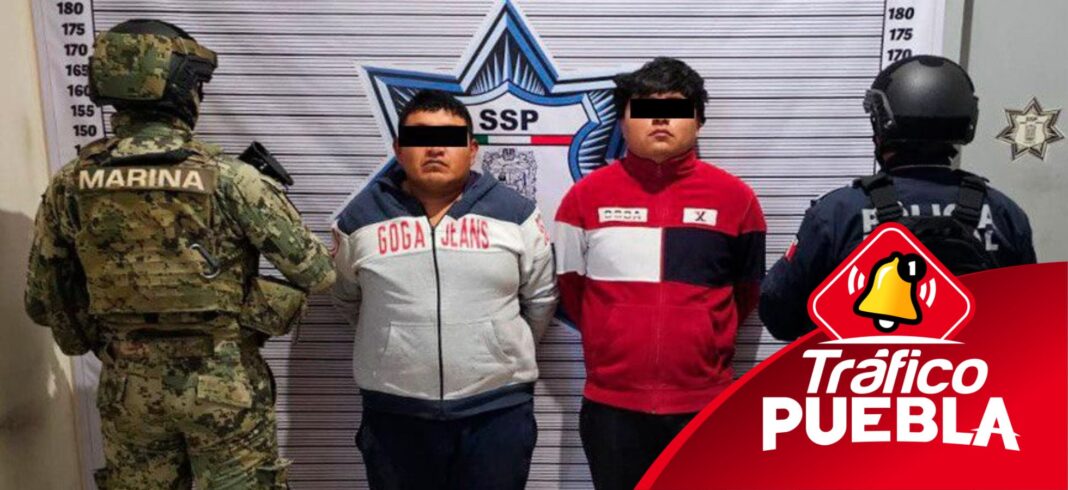 Detienen en Texmelucan a tres por robo con violencia, operaban en redes sociales