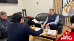  En una reunión clave para el desarrollo deportivo de Puebla, el gobernador Alejandro Armenta y el director de la Comisión Nacional de Cultura Física y Deporte