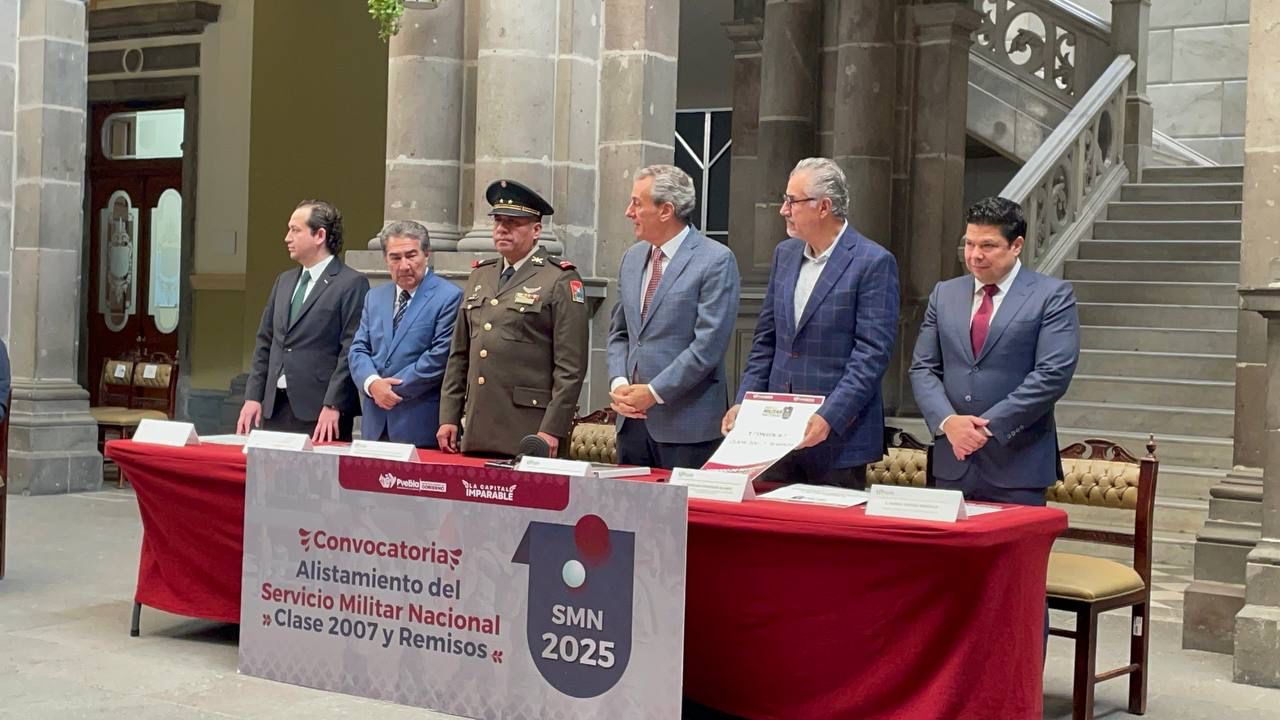 Abren convocatoria para el Servicio Militar Nacional en Puebla