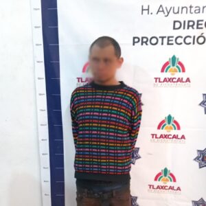 Atacan a un hombre en situación de calle con fuego en Tlaxcala Atacante