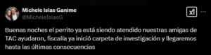 Declaraciones de la titular del Instituto de Bienestar Animal de Puebla