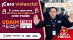 La UDAIM Unidad especializada en atención inmediata a víctimas de violencia de género, con soporte psicológico telefónico