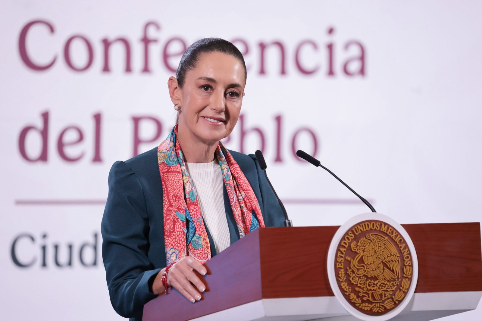 La presidenta Claudia Sheinbaum en la mañanera del 11 de febrero ll Cortesía Gobierno de México