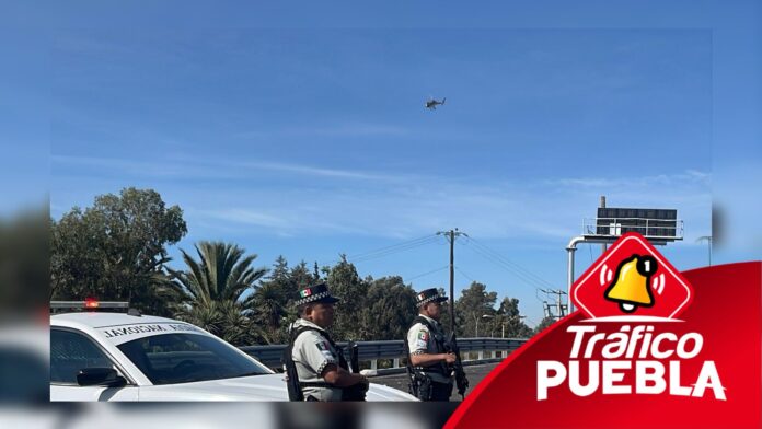 Refuerzan seguridad en la autopista México-Puebla