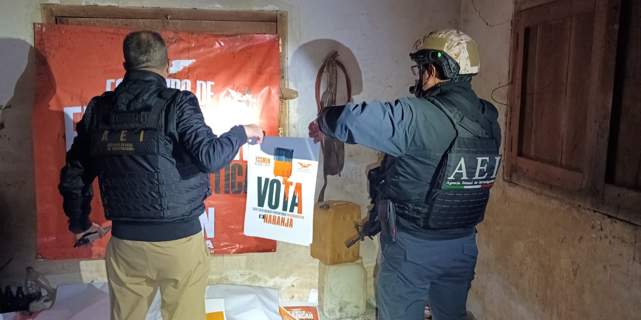 Aseguran propaganda política y presuntos vales para compra de votos en Chignahuapan_foto1