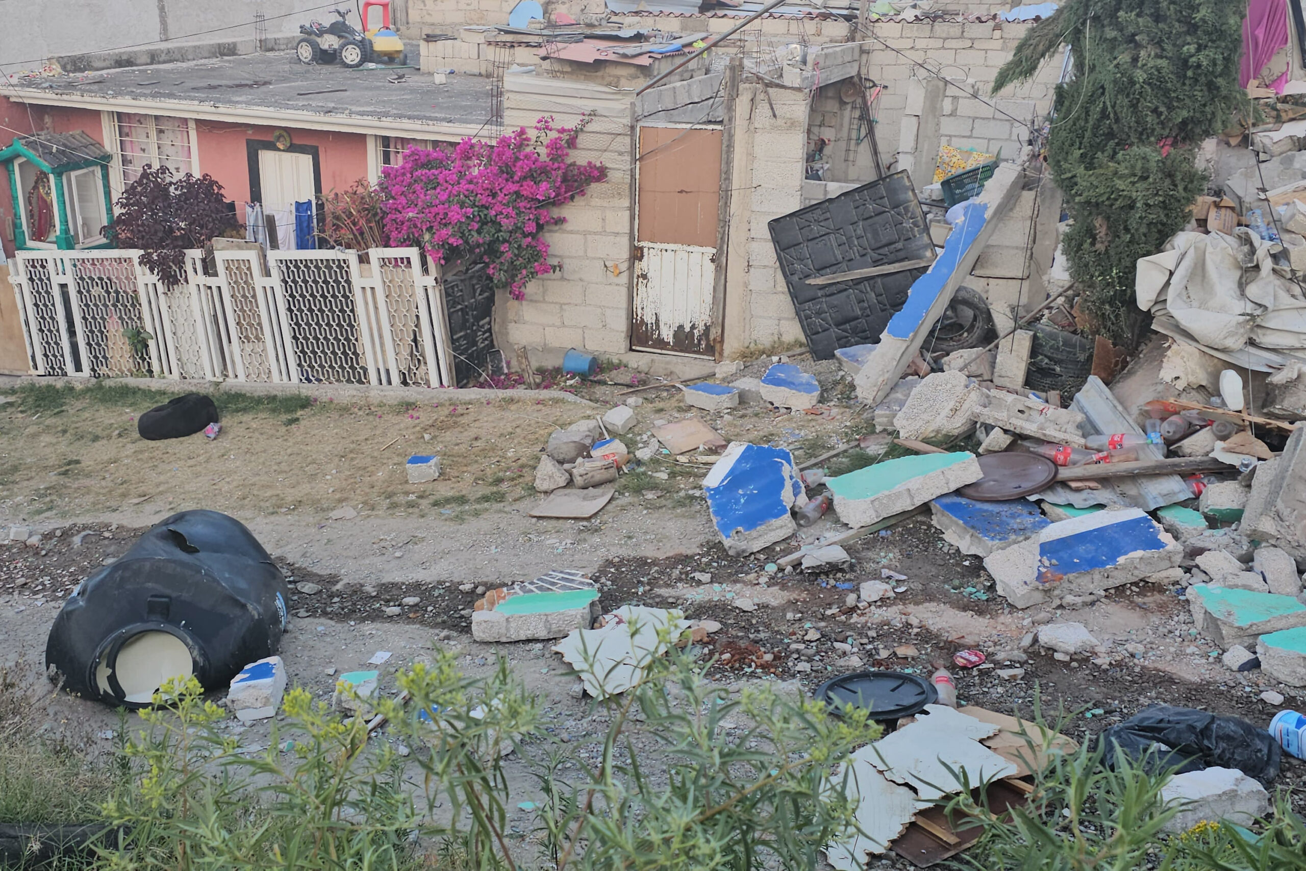 Explosión por Gas L.P. derrumbó una vivienda en Puebla _foto2