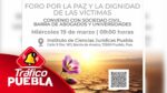 Foro por La Paz y dignidad de las víctimas