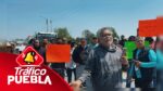 Manifestaciones en Vía Atlixcáyotl y Periférico Ecológico