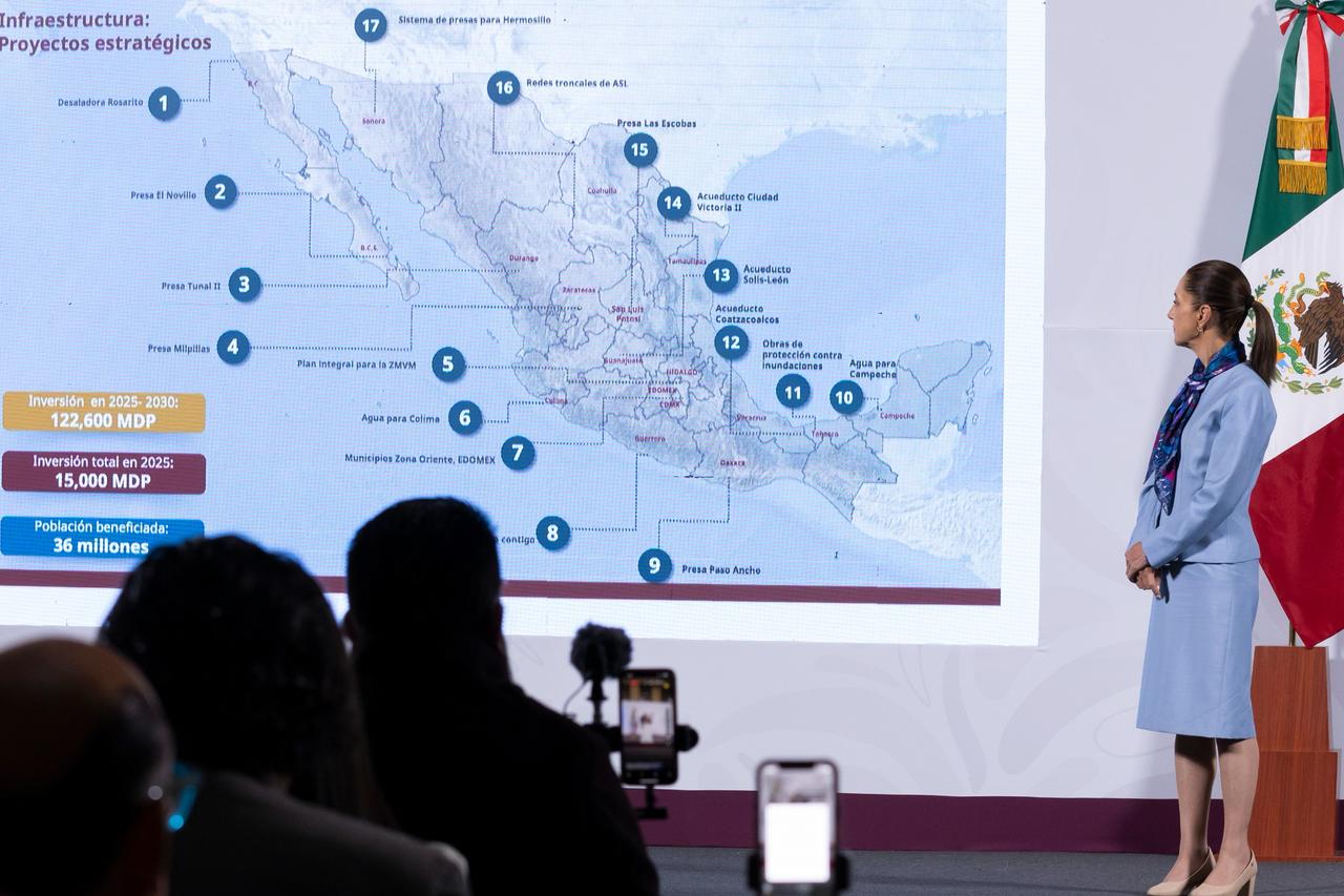 Presentaron 17 proyectos de Infraestructura Hídrica para México