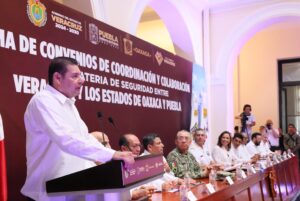 Puebla, Veracruz y Oaxaca fortalecen estrategia de seguridad Armenta