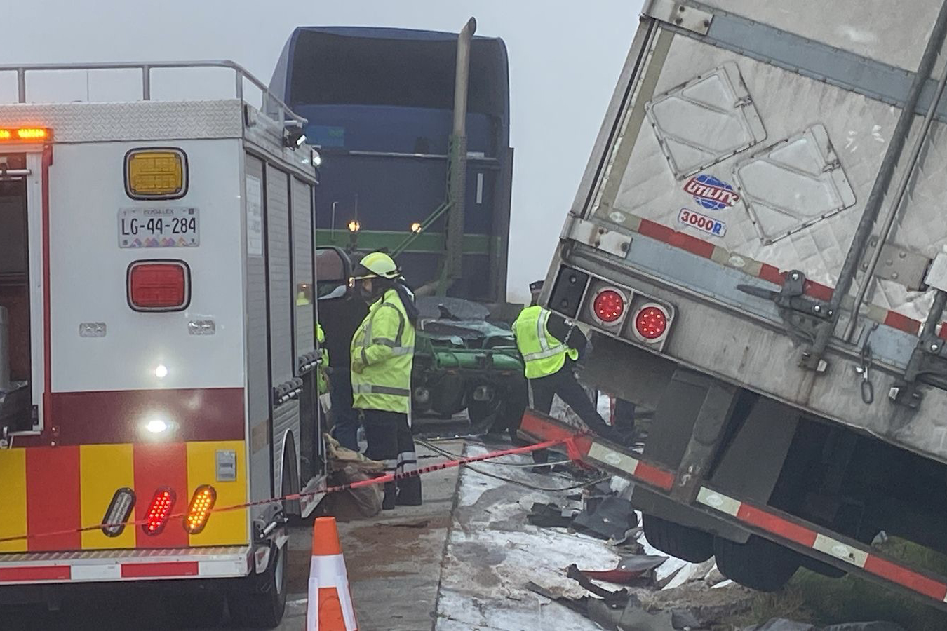 Un hombre murió tras ser aplastado por un tráiler en la Puebla- Orizaba_foto2