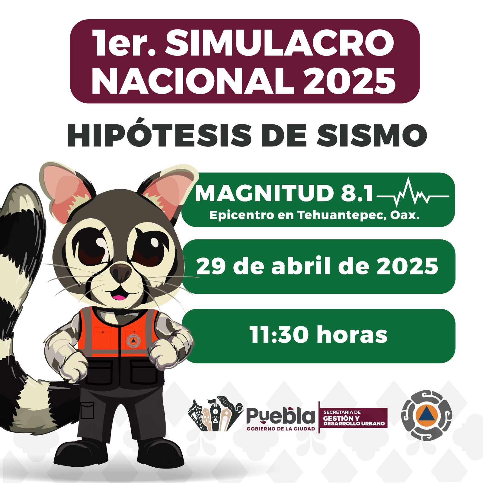 1er. Simulacro Nacional 2025