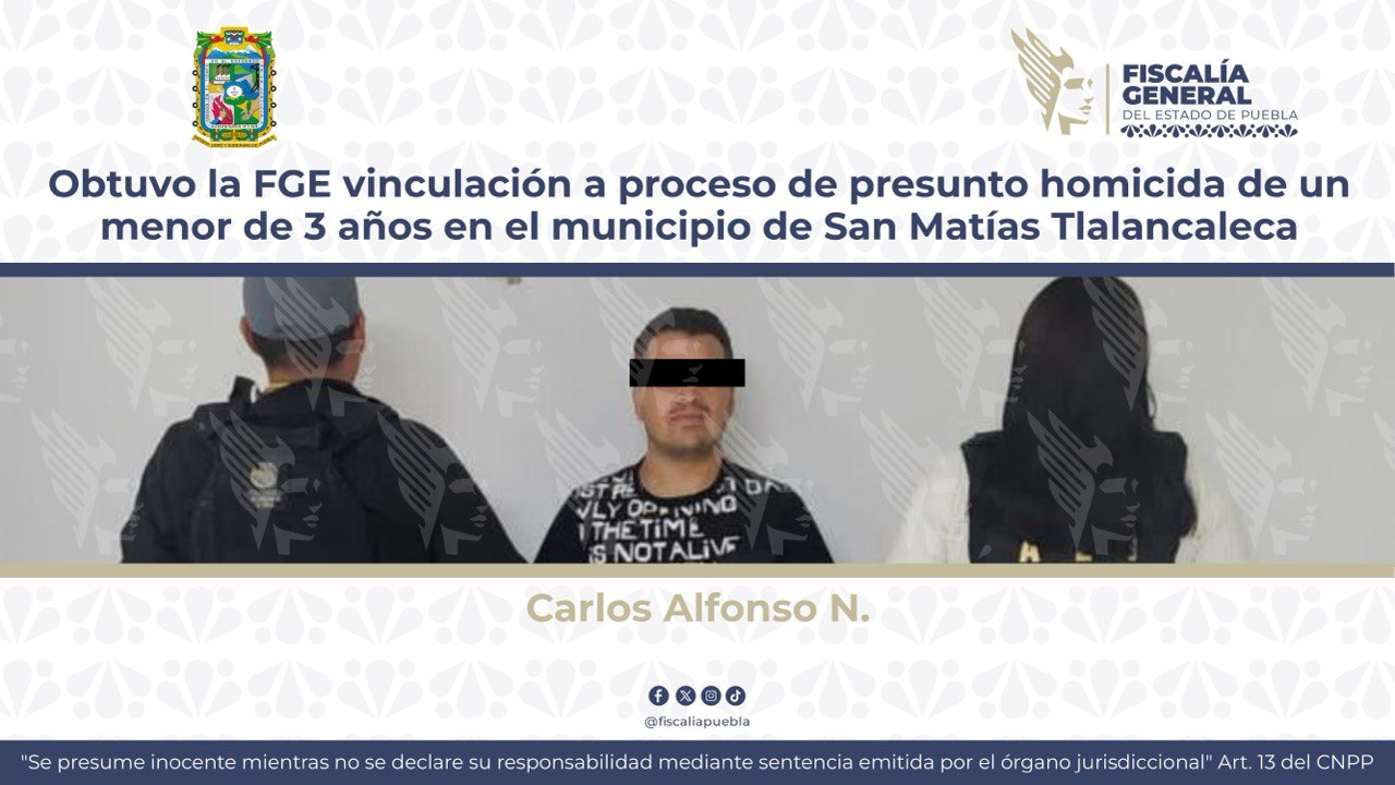 Vinculan a proceso a Carlos Alfonso por asesinar a un niño
