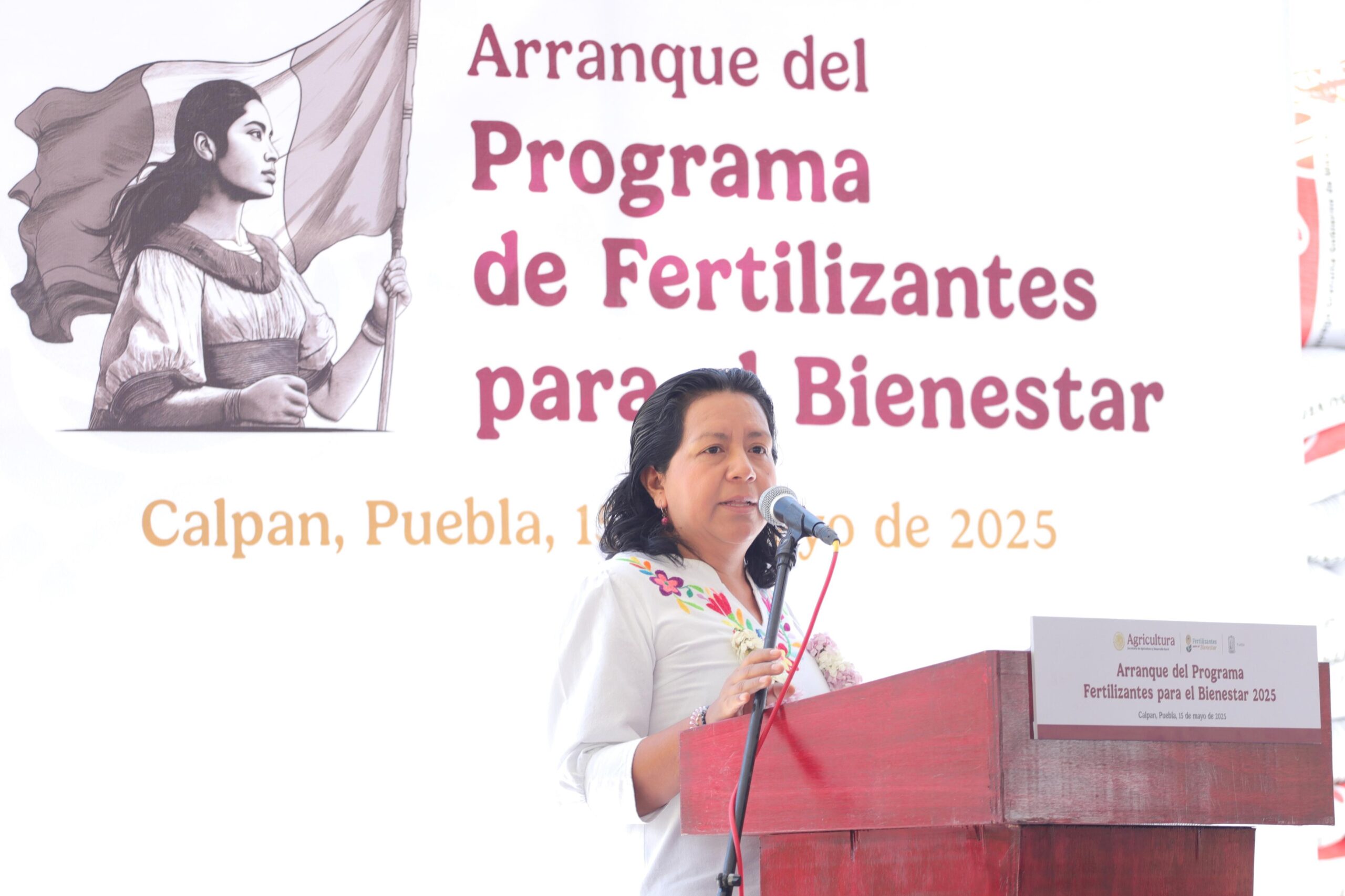 En Calpan el Programa de Fertilizantes para el Bienestar